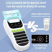 Imprimante d'Étiquettes Portable H1100 Étanche pour Rubans Laminés 12 mm, Multi-Polices, Sans Encre, pour Câbles