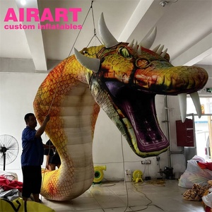 Đáng sợ Inflatable rắn, Halloween Inflatable rắn hổ mang Python cho kinh dị theo chủ đề trang trí - Product Image 1