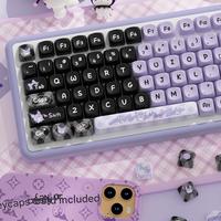 Kawaii Gaming Cartoon Keycaps Mo-a Profile Pbt Keycap Set 112/120 Keys Dye Sublimation for Mechanical Keyboard