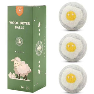 2025 vente en gros feutre sèche-cheveux nouvelle-zélande maison produits 2025 nouveautés écologiques <span class=keywords><strong>lessive</strong></span> laine sèche boules 6 Pc FBA DDP - Product Image 6