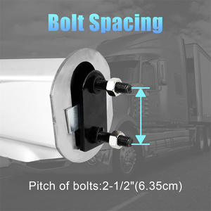 Nuevo Soporte de Guardabarros de Acero Inoxidable Pulido Espejo de Alta Calidad de 30 Pulgadas para Reequipamiento/Actualización de Accesorios para Ruedas de Camiones Semirremolque - Product Image 3