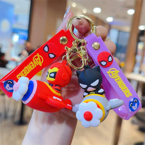Portachiavi a Forma di Aeroplano Cartoon, Regalo per Ragazzi, Accessorio Anti-smarrimento per Chiavi Auto con Cinturino da Polso, Portachiavi 3D - Product Image 3