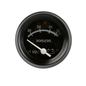 Voltímetro Redondo Tipo Puntero DC 3015235 para Generador Diésel, Medidor de Batería, Material de Acero - Product Image 4