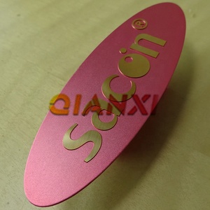 Stampa personalizzata in alluminio spazzolato <span class=keywords><strong>etichette</strong></span> in rilievo anodizzato industriale <span class=keywords><strong>targhette</strong></span> adesivi permanenti con logo in metallo - Product Image 4