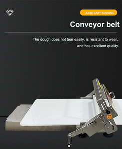 Commercial Reversible Puff Pastry <b>Sheeter</b> Manual <b>Dough</b> Roller Machine for Bakery and Pasty - Product Image 4