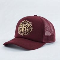 Gorras de Golf Profesionales Personalizadas de Fábrica OEM con Estampado 3D en Relieve y Malla de Espuma, Gorras Trucker de 5 Paneles para Hombre al por Mayor