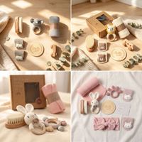 Chaussettes éducatives en bois pour bébés nouveau-nés, jouet de bain pour enfants