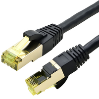 Câble Ethernet extérieur Cat8, gaine PE LSZH résistante aux UV, 40 Gbit/s 2000 MHz, FTP SFTP blindé RJ45 pour système IP AP caméra