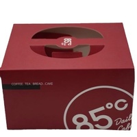 Nouvelle boîte cadeau carrée portable pour gâteau d'anniversaire, boîte d'emballage alimentaire simple ou double couche pour pâtisseries, desserts et collations festives