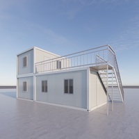 Fournisseurs de maisons préfabriquées en conteneurs plats personnalisés, caravane, maison préfabriquée, fourgon de 40 pieds avec chambre et salle de bain à Dubaï, Kenya