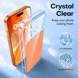 Cho Iphone 17 Từ Trường Hợp Mềm TPU Điện Thoại Di Động Bìa Chống Bụi Tempered Glass Bảo Vệ Màn Hình Cho Iphone 14 15 16 17 Pro Max - Product Image 1