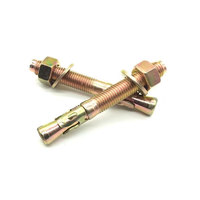 Ancre de dilatation pour béton 1/4 po, 3/8 po ou sur mesure, ancre à coin électrogalvanisée, ancre à coin en zinc jaune, ancre à coin OEM
