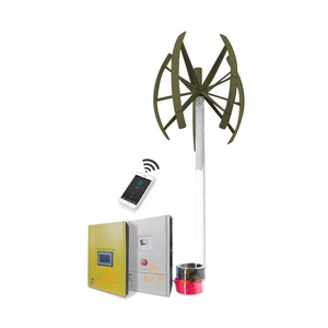 เครื่องกำเนิดไฟฟ้าพลังงานลม WIFI 5g 10kw/ 380V 220v Windkraftanlag 10kw/ แบบเชื่อมต่อกับระบบไฟฟ้าสาธารณะ และแบบแยกส่วน  ชนิดใบพัดลมตั้งตรง 48v 10kw Arx-10kw Vertical - Product Image 4