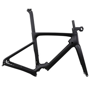 <span class=keywords><strong>Cadre</strong></span> <span class=keywords><strong>de</strong></span> vélo <span class=keywords><strong>de</strong></span> route entièrement en fibre <span class=keywords><strong>de</strong></span> carbone pour vélo électronique, peinture incluse, y compris les pièces <span class=keywords><strong>de</strong></span> la cappe <span class=keywords><strong>de</strong></span> guidon, compatible avec les pneus 700*32C - Product Image 2