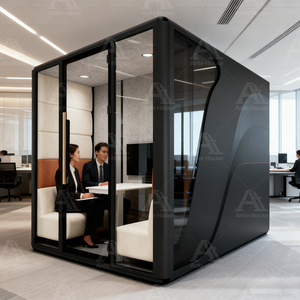 Casa Pequeña Removible, Cabina Insonorizada, Oficina Privada, Cabina de Trabajo Personalizada, Cabina Telefónica, Casa Contenedor de 20 pies/40 pies - Product Image 6