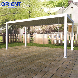 Pergola en aluminium sur mesure <span class=keywords><strong>3x4</strong></span> 6x3 10x10, gazebo imperméable, <span class=keywords><strong>abri</strong></span> <span class=keywords><strong>de</strong></span> <span class=keywords><strong>jardin</strong></span> extérieur - Product Image 6