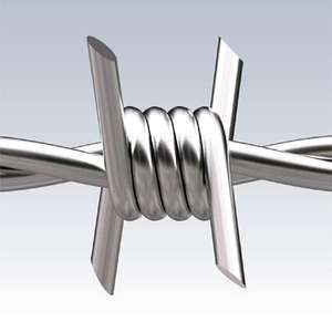 Bobine de fil barbelé galvanisé à chaud de 25 kg, calibre 15 - Product Image 2