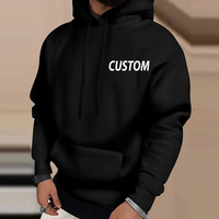 Sweat à capuche épais et personnalisable pour hommes Boxy Blank Plain Thick Cotton Oversized Fleece ODM Supplier for Autumn Season