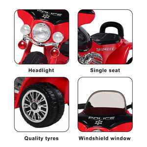 Elektrische kinderauto met <span class=keywords><strong>3</strong></span> wielen, plastic, met licht en muziek, voor kinderen van 2 tot 7 jaar, geschikt voor binnen en buiten. - Product Image 3