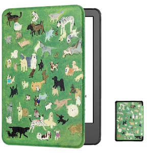 Étui de protection magnétique intelligent en PC rigide et cuir PU, personnalisable, pour le <span class=keywords><strong>nouveau</strong></span> <span class=keywords><strong>Kindle</strong></span> <span class=keywords><strong>Paperwhite</strong></span> 12e génération - Product Image 1
