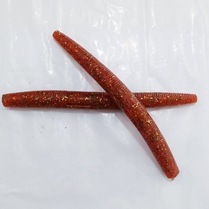 เหยื่อตก<span class=keywords><strong>ปลา</strong></span>แบบนิ่ม รูปหนอน ขนาด 4 นิ้ว ทำจากพลาสติก ABS รูปหนอนดินเทียม สำหรับ<span class=keywords><strong>ปลา</strong></span>แบส <span class=keywords><strong>ปลา</strong></span>แมนดาริน จมน้ำช้า มีตะกั่วในตัว - Product Image 6