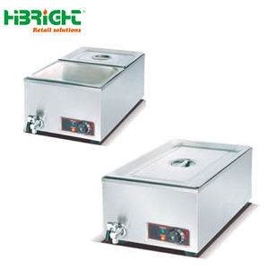 Commercial Grade Stainless Steel Electric <b>Steam</b> Table Bain Marie Food Warmer Highbright 1 Year Warranty for Restaurant Service - Product Image 3