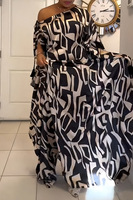 Robes traditionnelles femmes S Ankara Robe tenues Robe de soirée caftan Maxi longue robe vêtements