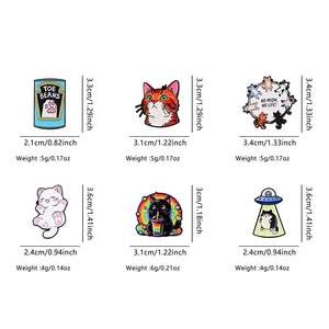 Cartoon-<span class=keywords><strong>Tarot</strong></span>-Brosche, individuell UV-bedruckte Zinklegierung, Gedenkmedaille für chinesische Neujahrsgeschenke oder Sportartikel - Product Image 5