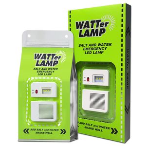 Lámpara LED de Emergencia Alimentada por Agua Salada, Luz de Supervivencia Portátil sin Batería para Acampar, Hacer Senderismo y Cortes de Energía - Product Image 1