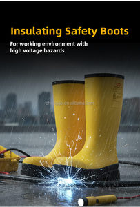 <strong>Electrical</strong> Safety <strong>Boots</strong> Class 2 Dielectric Protection <strong>Electrically</strong> Insulating Safety <strong>Boots</strong> for Power Industry - Product Image 3