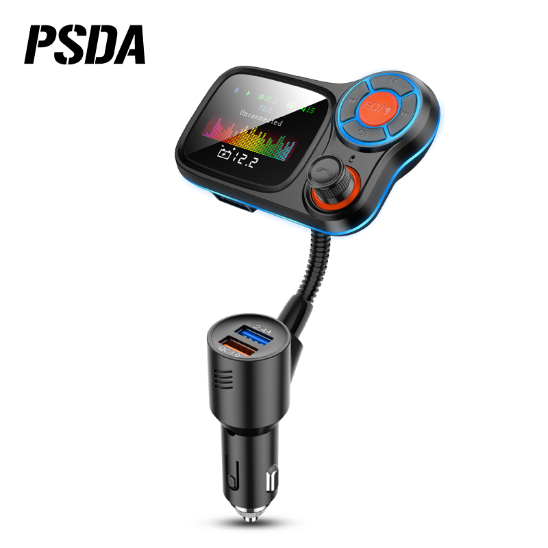 Дпрп, свободные руки, FM передатчик, автомобильный зарядное устройство Quick Charge 3,0 Micro SD мобильный телефон Dual USB зарядное устройство для Xiaomi Redmi Примечание 8 Pro Беспроводное зарядное устройство для быстрой зарядки 5,0 музыка MP3