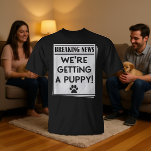 Anunciamos que estamos adoptando un cachorro, camiseta para perro, nueva mascota - Product Image 3