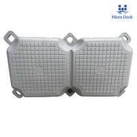 Pontones Modulares de HDPE de Doble Barril Mejorados, Resistentes a la Corrosión, Estables, para Moto Acuática, con Capacidad de Carga de 350 kg/m