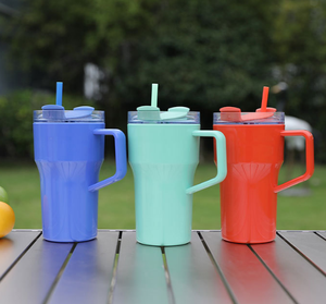 Vaso Térmico de Lujo 2026 de 30oz y 40oz con Asa, Venta al por Mayor, Logotipo Personalizado, Acero Inoxidable, Aislamiento al Vacío, Taza de Viaje para Café con Pajita - Product Image 5