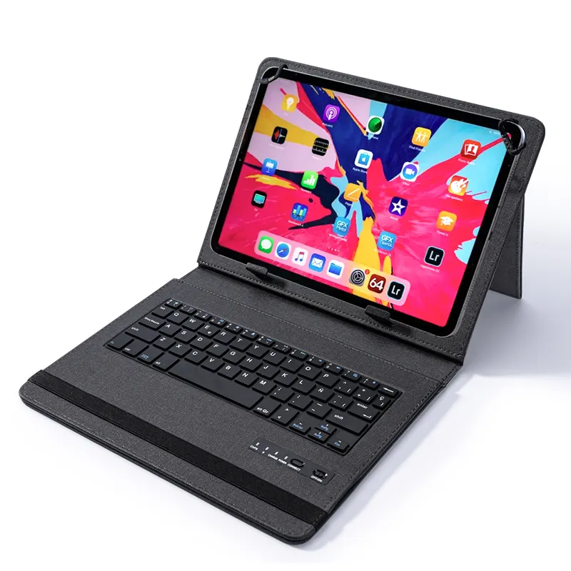 YiLing Wireless mini portable Bluetooth Keyboard universal tablet case wih keyboard for ipad case with keyboard