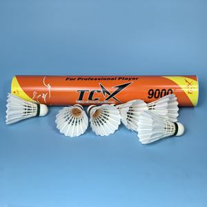 Volante de Bádminton TCX 9000-Naranja <span class=keywords><strong>Ganba</strong></span> Clase A, de Plumas de Pato, Duradero, Ecológico, con Amortiguación, para Jugadores de Club - Product Image 3