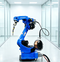 Machine de soudage robotisée à six axes CRP-RH14-10, bras robotisé, soudeuse MIG automatique pour l'usinage de l'acier et du fer en atelier