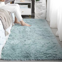 Tapis super doux et luxueux avec ensemble de tapis moelleux aux cheveux longs