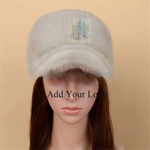 Metal Palte Logo Warm Hat All Black - Product Image 2