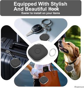 Plapie แท็กติดตามอากาศพลาสติก2แพ็คสมาร์ท GPS ติดตามสำหรับ iOS (รองรับเสียงค้นหาของฉัน) ลิเธียมแบตเตอรี่สำหรับสัตว์เลี้ยง - Product Image 6