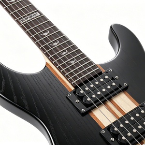 <b>Stringed</b> Instruments Bullfighter D-300 High Grade Two Shake One Piece Matte <b>Black</b> and Matte Colors Guitar - Product Image 4