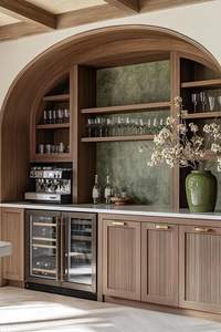 CBMMart garde-manger de luxe avec bar moderne armoire personnalisée pour toute la maison meuble recyclable armoire de cuisine buanderie salle à manger - Product Image 2