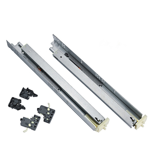 Ronghui 18 Inch <strong>Soft</strong> <strong>Close</strong> <strong>Drawer</strong> <strong>Slide</strong> Heavy Duty Single Extension Undermount <strong>Slide</strong> Telescopic <strong>Slides</strong> <strong>Drawer</strong> In China - Product Image 1