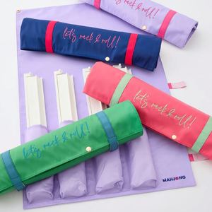 Bolsa Enrollable para Mahjong, Personalizada, Multiusos, de Nailon Morado, con Cierre de Botón, Grande (Más de 50 cm) - Product Image 4