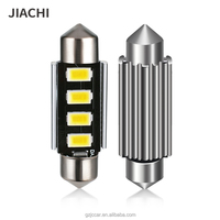 Ampoule LED Festoon C5W C10W pour éclairage intérieur 31mm 36mm 39mm 42mm, lampe de dôme, de carte, de coffre, de plaque d'immatriculation 2.7W 12V 160LM pour voiture et fourgonnette