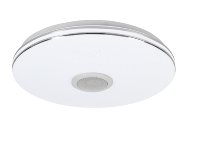 Plafonnier LED Bluetooth avec musique, RGB + CCT, musique Bluetooth, RGB, CCT, gradation, contrôle IR, veilleuse, minuterie, mémoire