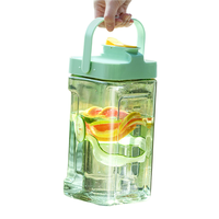 Botella de Agua Portátil de Gran Capacidad, Ecológica, con Revestimiento Anticorrosión, Apta para Hervir Agua, Botella de Plástico para Beber