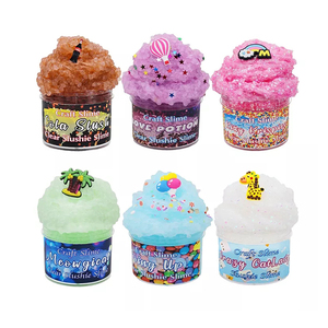 Custom Made 6 Colors <strong>Slime</strong> <strong>Kit</strong> Girls and Boys Super Soft and Non Sticky Diy Surprise <strong>Slime</strong> - Product Image 6