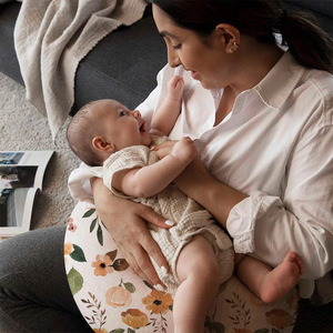Oreiller d'Allaitement Multifonctionnel en U pour Femmes Enceintes Post-partum et Bébés, Fournitures Anti-Régurgitation et Maintien Couché - Product Image 1