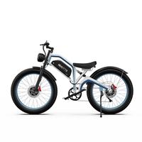 Vélo électrique hybride VTT tout-terrain à double moteur Duotts N26 48V 20AH avec pneus larges pour route, neige et montagne – Entrepôt US/UE